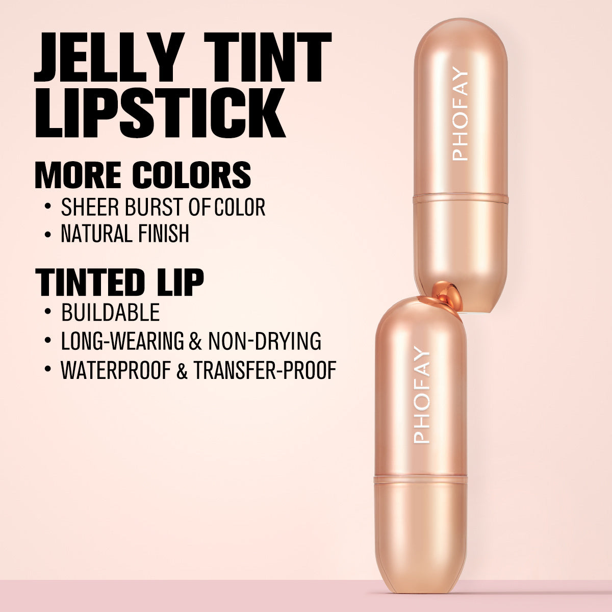 Shuuu X Phofay Moisturizing Jelly Warm Lipstick. [IMPORTED]