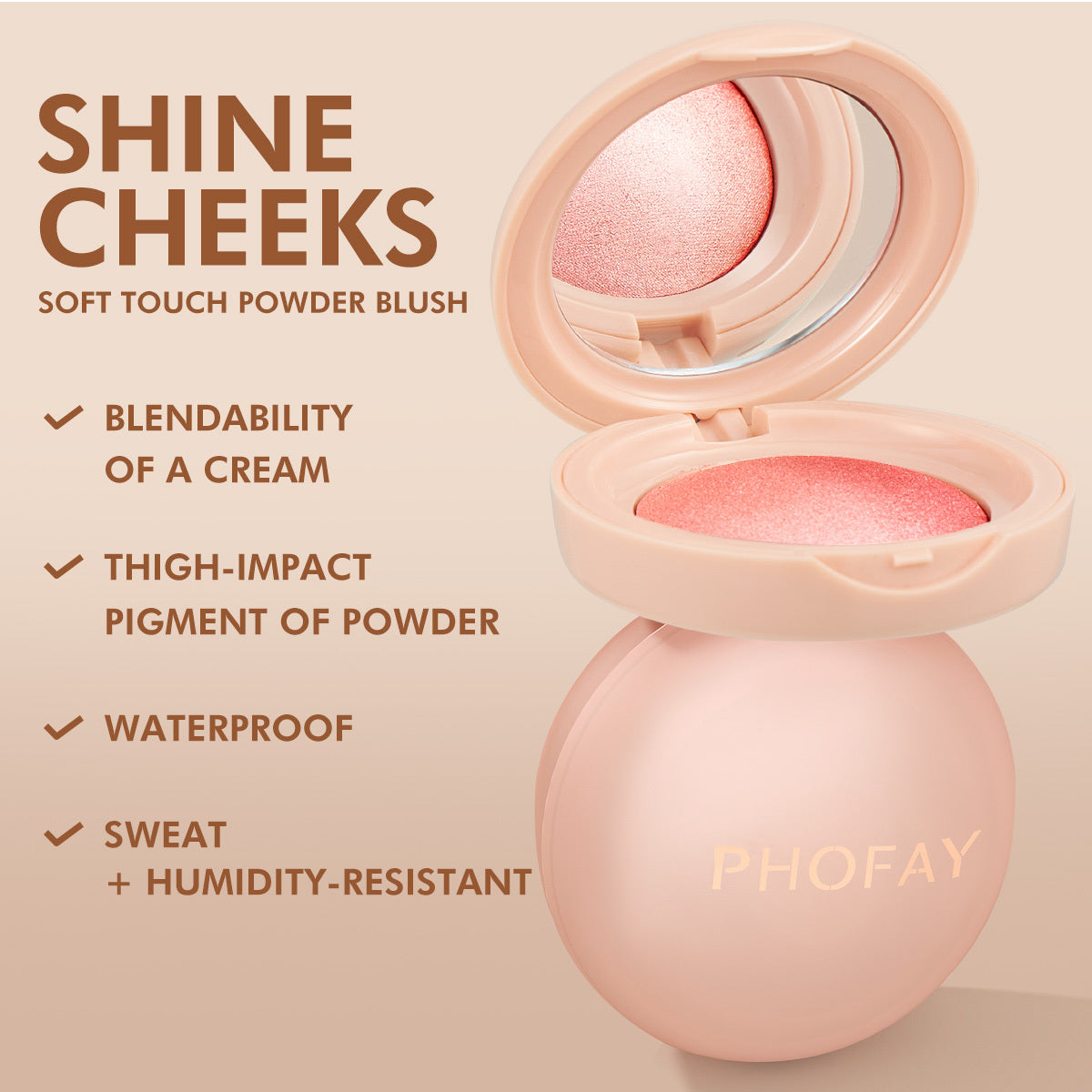 Shuuu X Phofay Luminous Powder Blush. [IMPORTED]